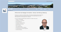 Desktop Screenshot of habegger-immobilien.ch